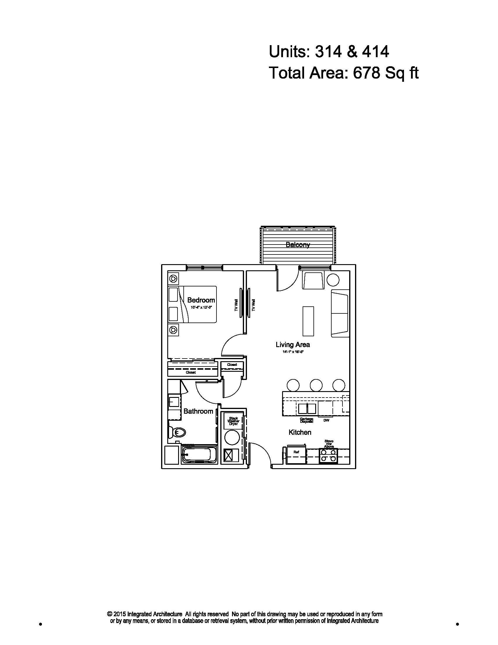 Black-and-white architectural floor plan with labeled rooms and dimensions.