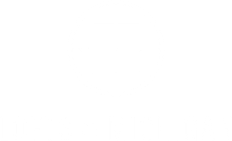 Mostly blank white screen with a small white rectangle in the upper left corner.