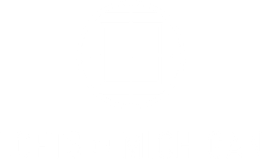 Mostly blank white screen with a small white rectangle in the upper left corner.