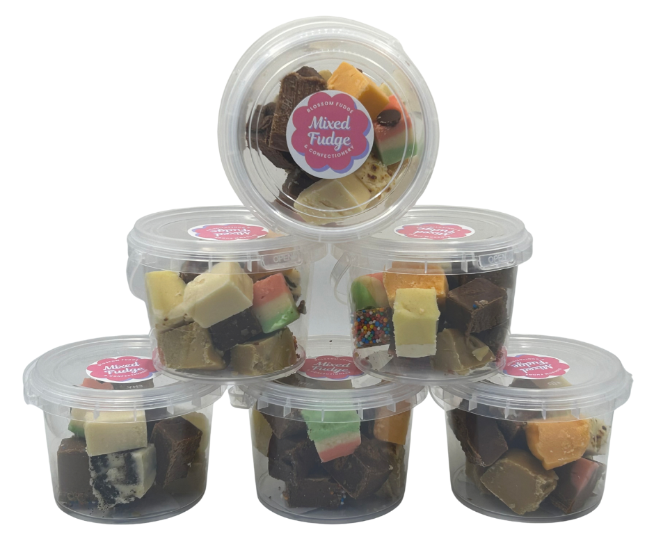 Mixed bucket of fudge