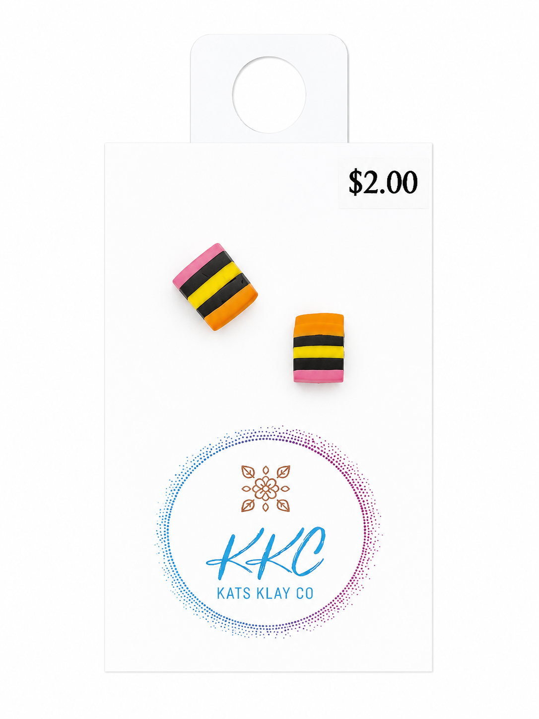 Liquorice Allsorts Stud Earrings