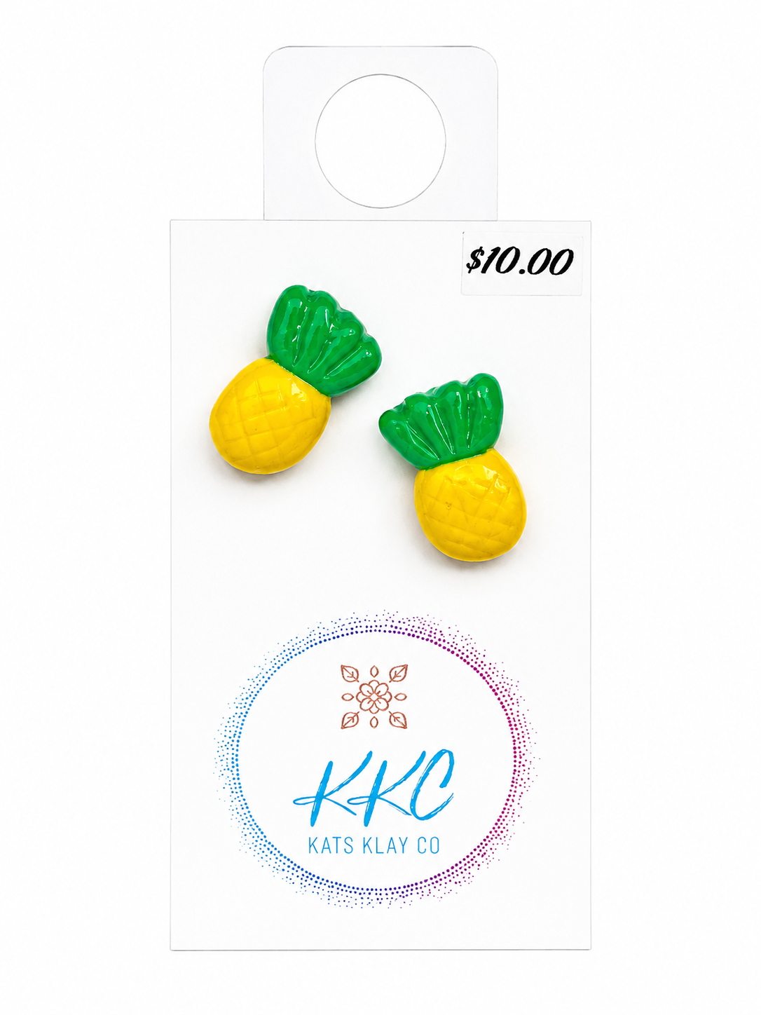 Pineapple Lolly Stud Earring