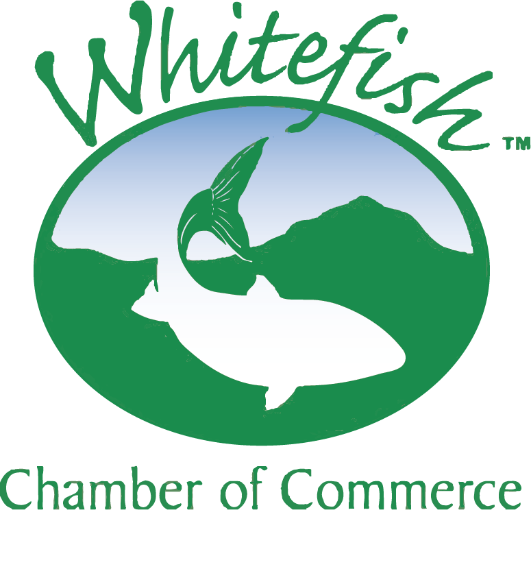 Whitefish Chamber of Commerce Logo - The Patio Is member of association.