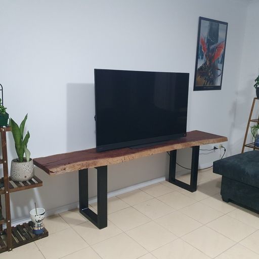 Standing Metal With Television - Aldinga Beach, SA - Ellul Fabrications