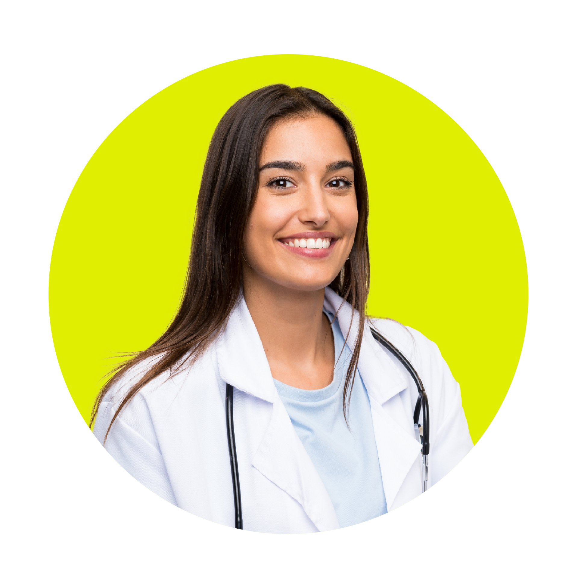 Smiling female physical therapist with stethoscope