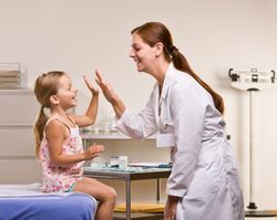 Little Girl and a Female Doctor – Chester, SC – Mante Pediatrics Little Girl and a Female Doctor – Chester, SC – Mante Pediatrics