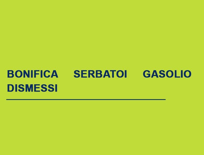 Scopri con Scrocca cosa devi fare se hai un serbatoio di gasolio interrato che non usi più.