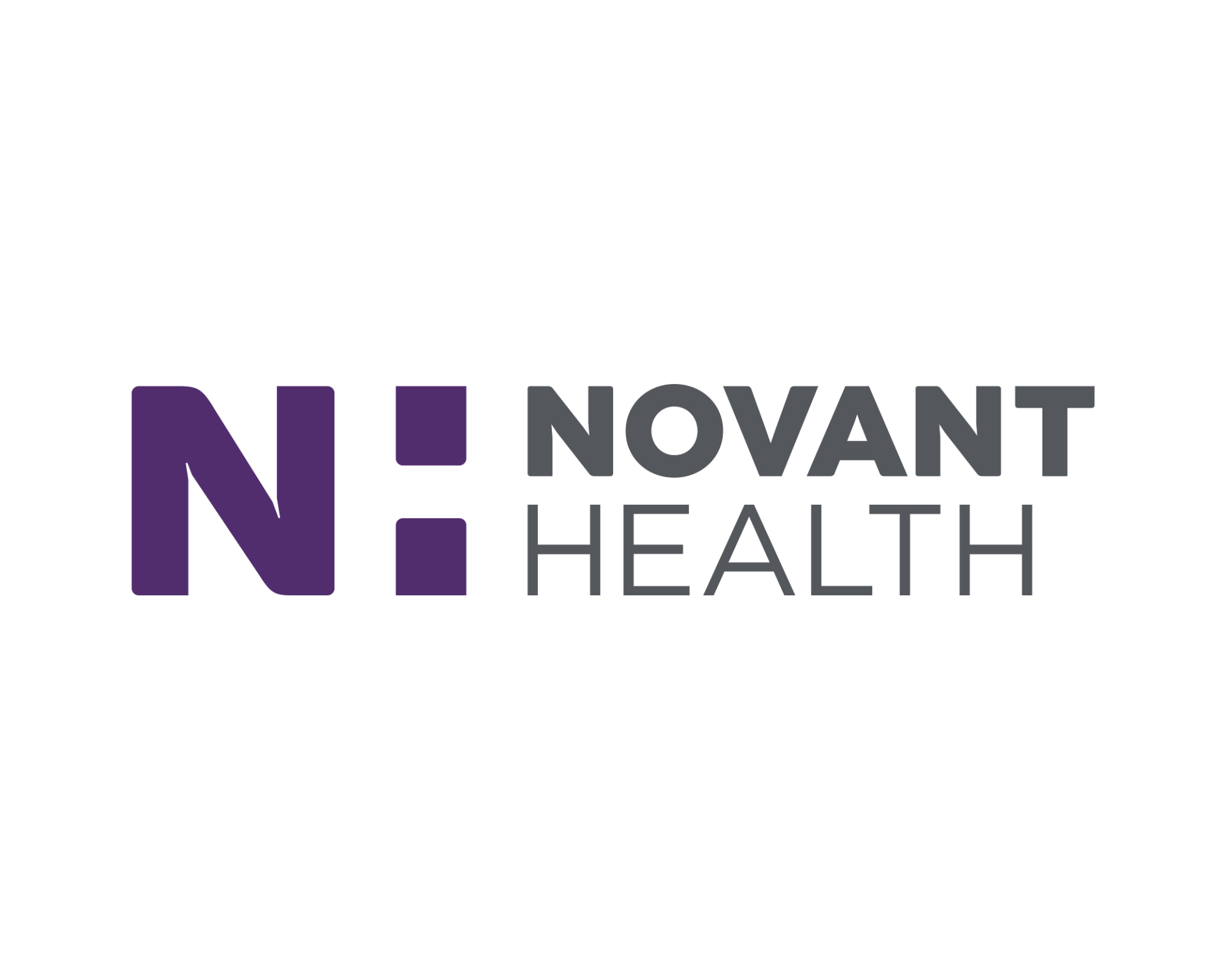 Novant Health logo: purple