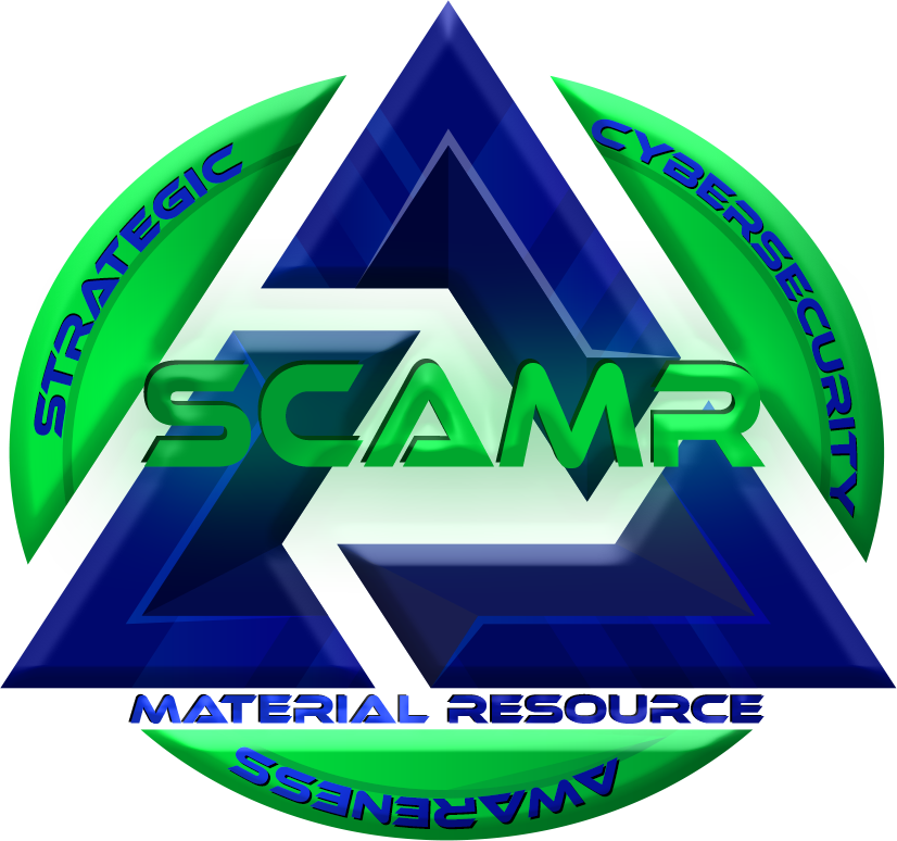 Logo: Blue and green triangle with