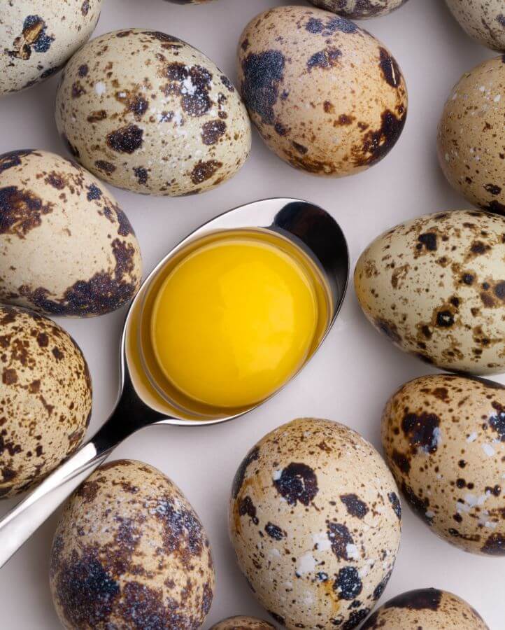 Quail eggs for beauty