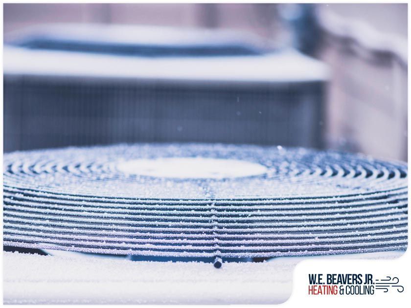 An advertisement for we beavers jr. heating and cooling