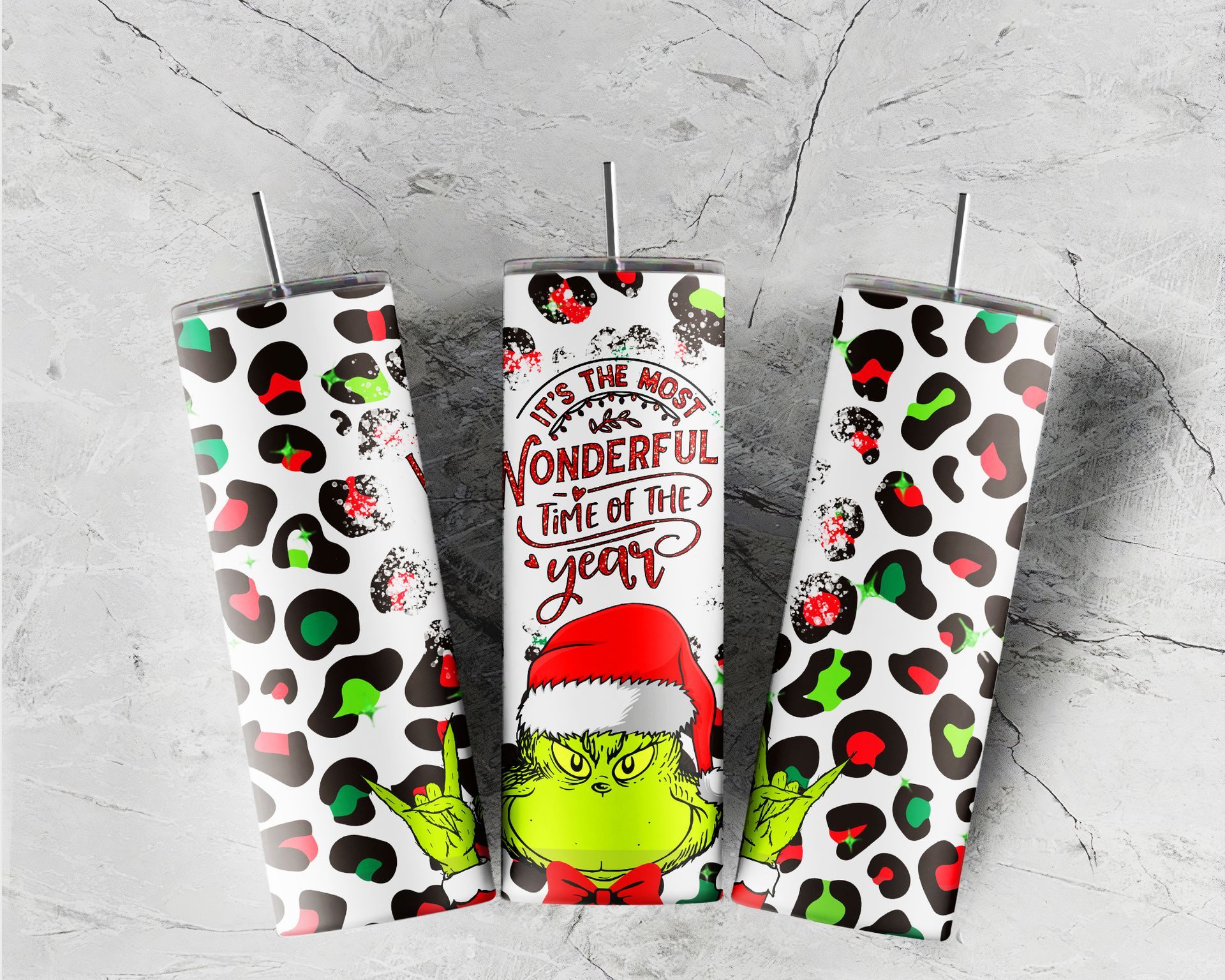 Grinch Christmas Tumblers