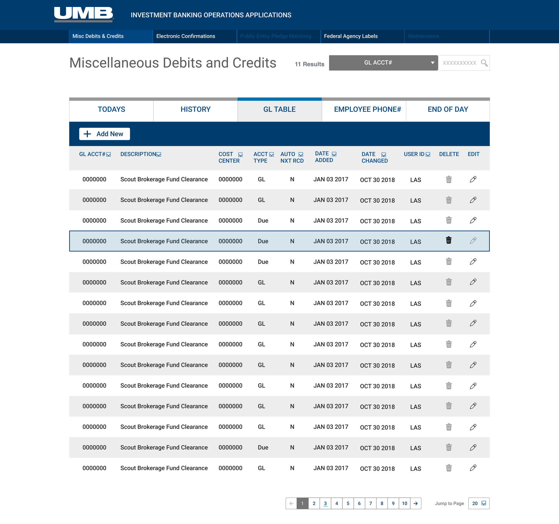 After: modernized interface