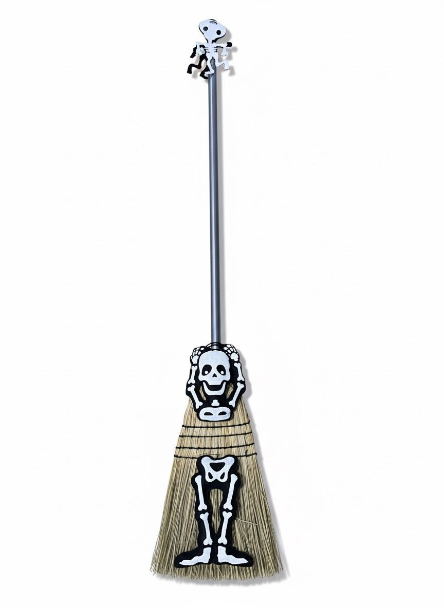 Seasonal Broom Skeleton