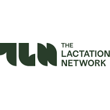 The Lactation Network logo in dark green on a white background
