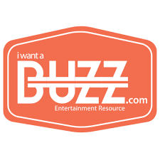 Orange logo reading “i want a BUZZ.com” with “Entertainment Resource” below