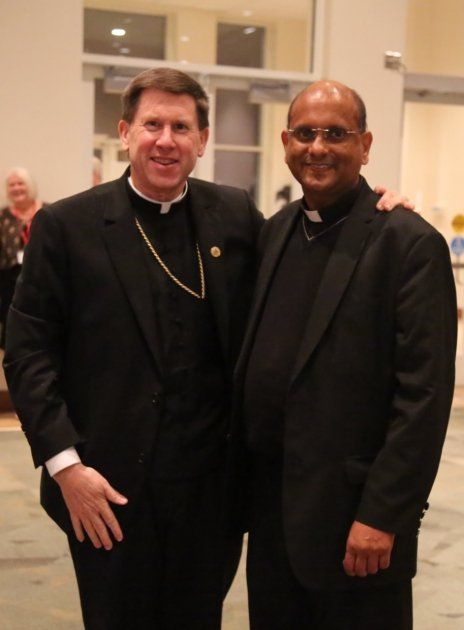 Bishop J. Mark Spalding and Father Titus Augustine