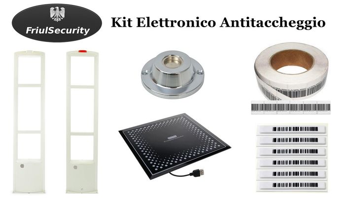vigilanza e sicurezza FriulSecurity kit elettronico antitaccheggio per negozi e grande distribuzione organizzata in friuli venezia giulia a udine gorizia pordenone e trieste treviso venezia