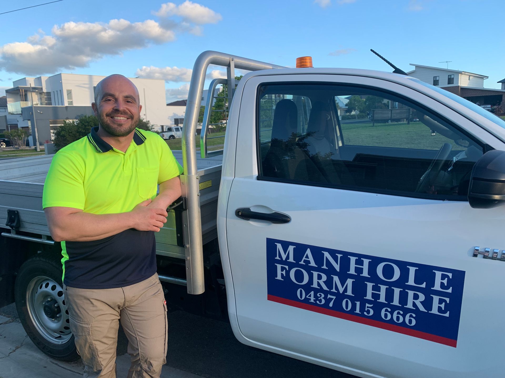 Manhole Form Hire Sydney manager - Ben Sciuto