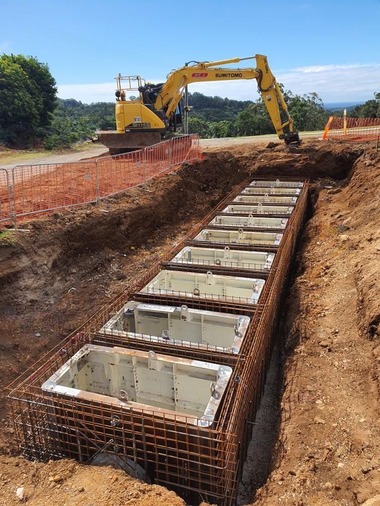 Manhole Form Hire heavy duty pit boxes on site