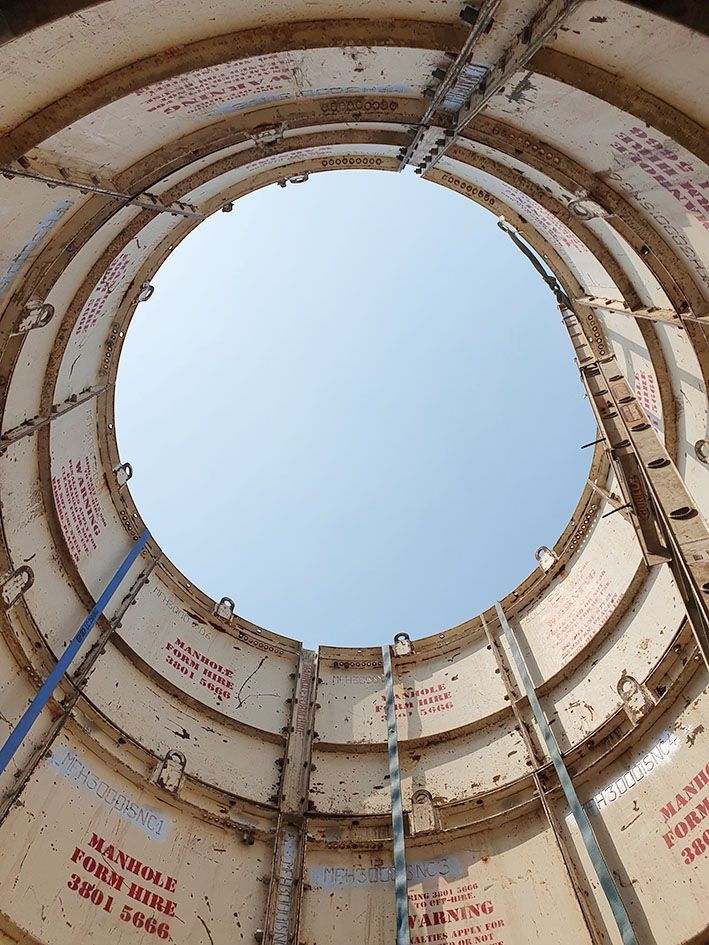 Manhole Form Hire forms - inside view