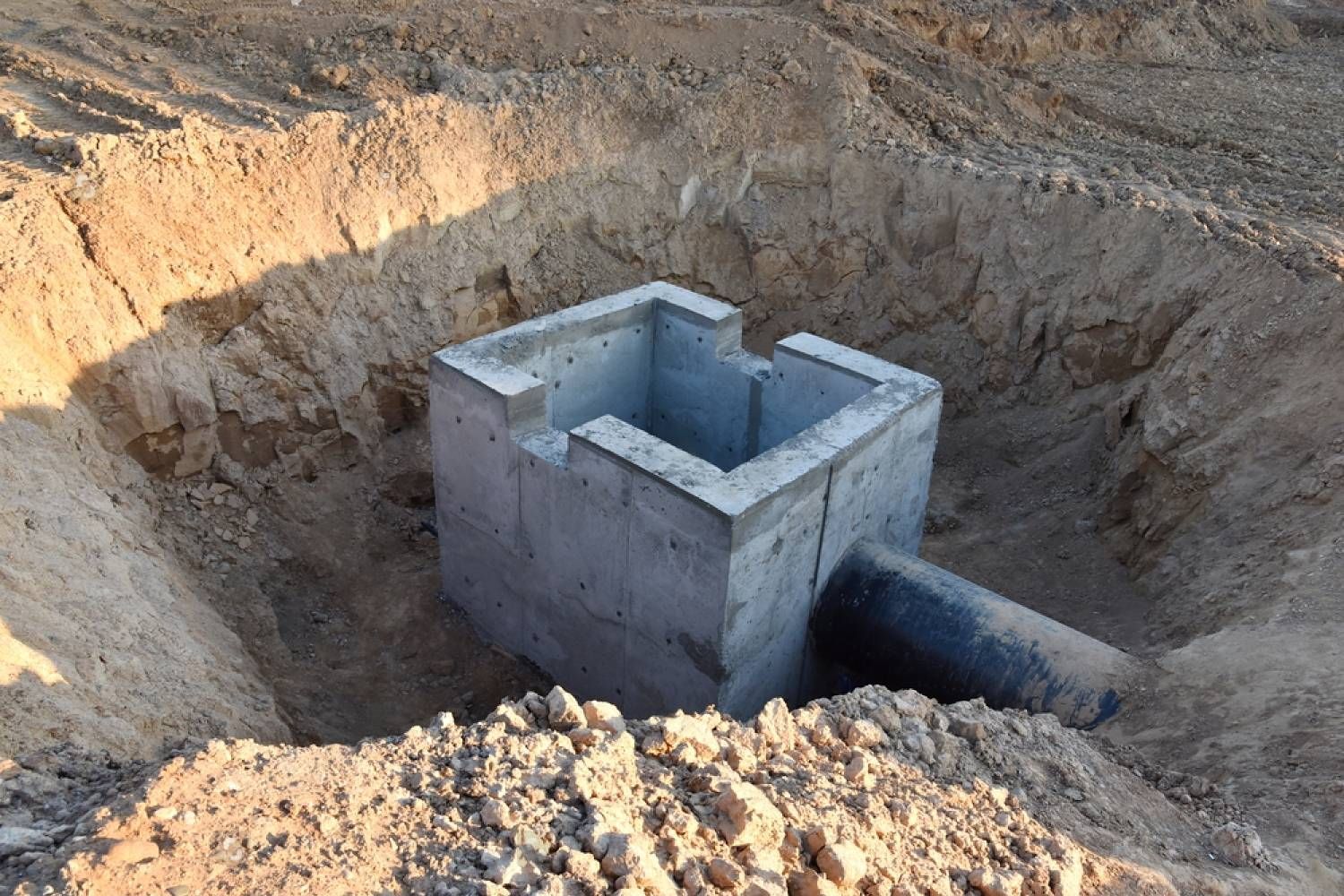 Construction of stormwater pit