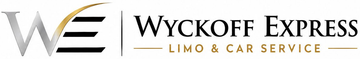 Wyckoff Car Service logo with black paper airplane icon and bold black text on white background