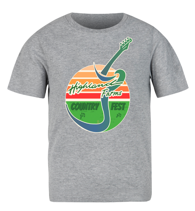 A t-shirt that says highland farms country fest
