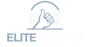A logo featuring a thumbs-up icon over a faint car outline, with the text 