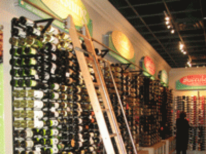 A store filled with lots of bottles of wine