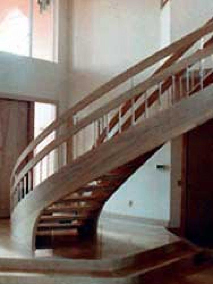 Double Helix Curved Stair