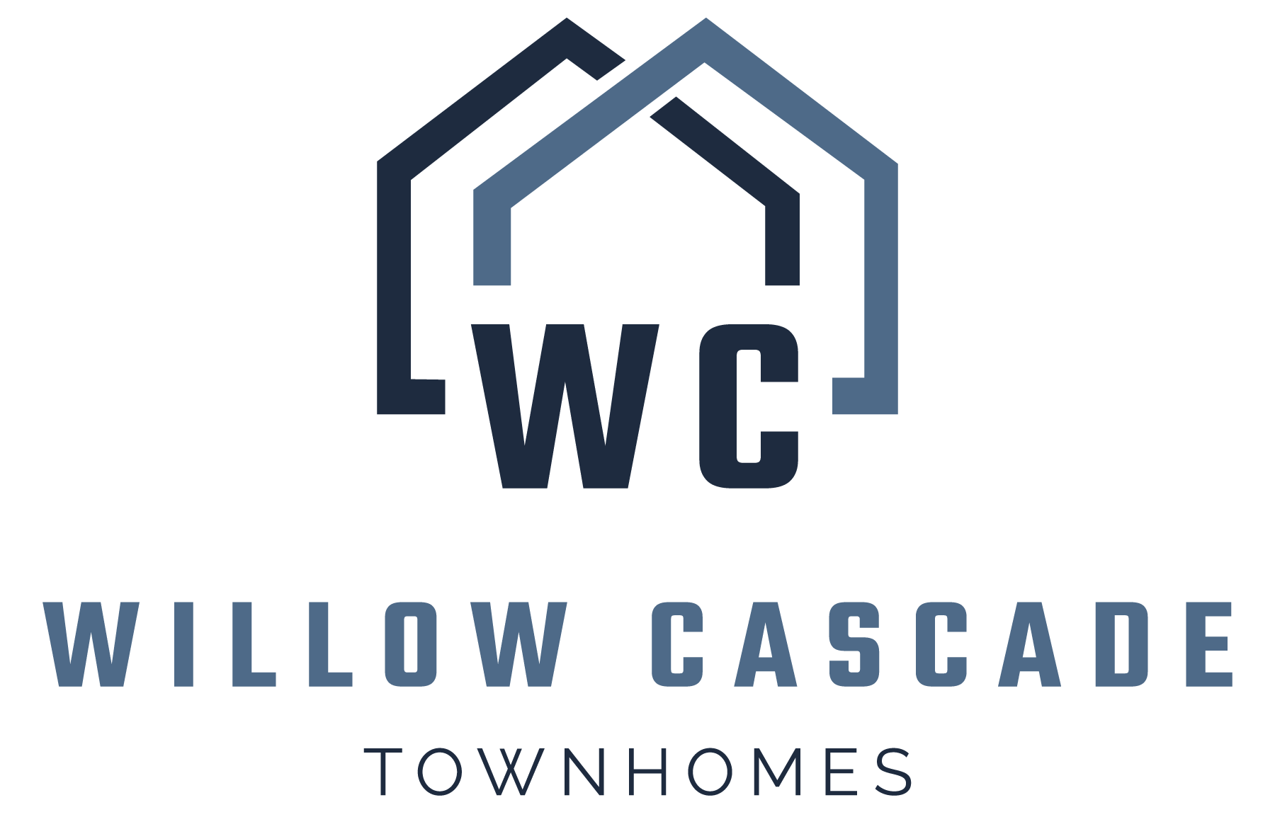 Willow Cascades Townhomes Logo - Select to go home