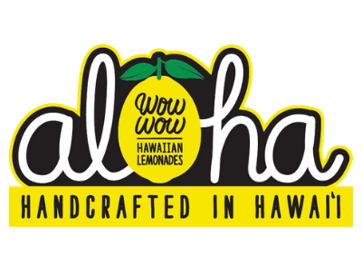 Aloha logo with citrus and “Handcrafted in Hawaiʻi” on a white background