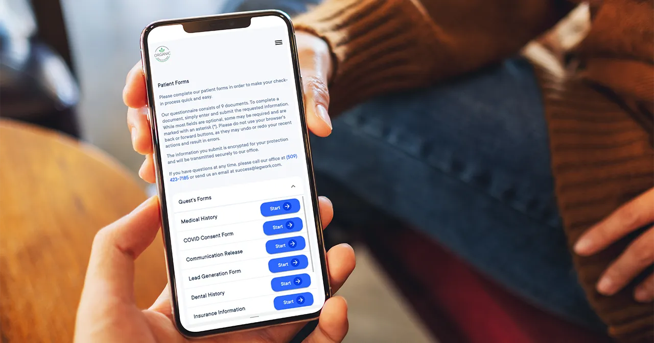 Image of Legwork mobile forms