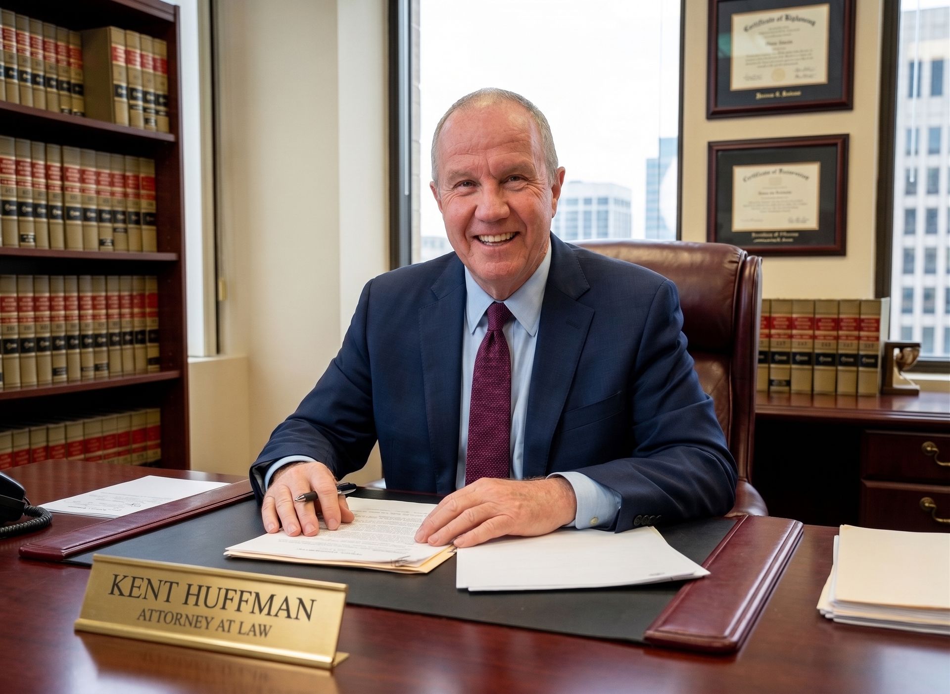 Kent Huffman, founding partner of Hutchinson and Huffman, P.A.