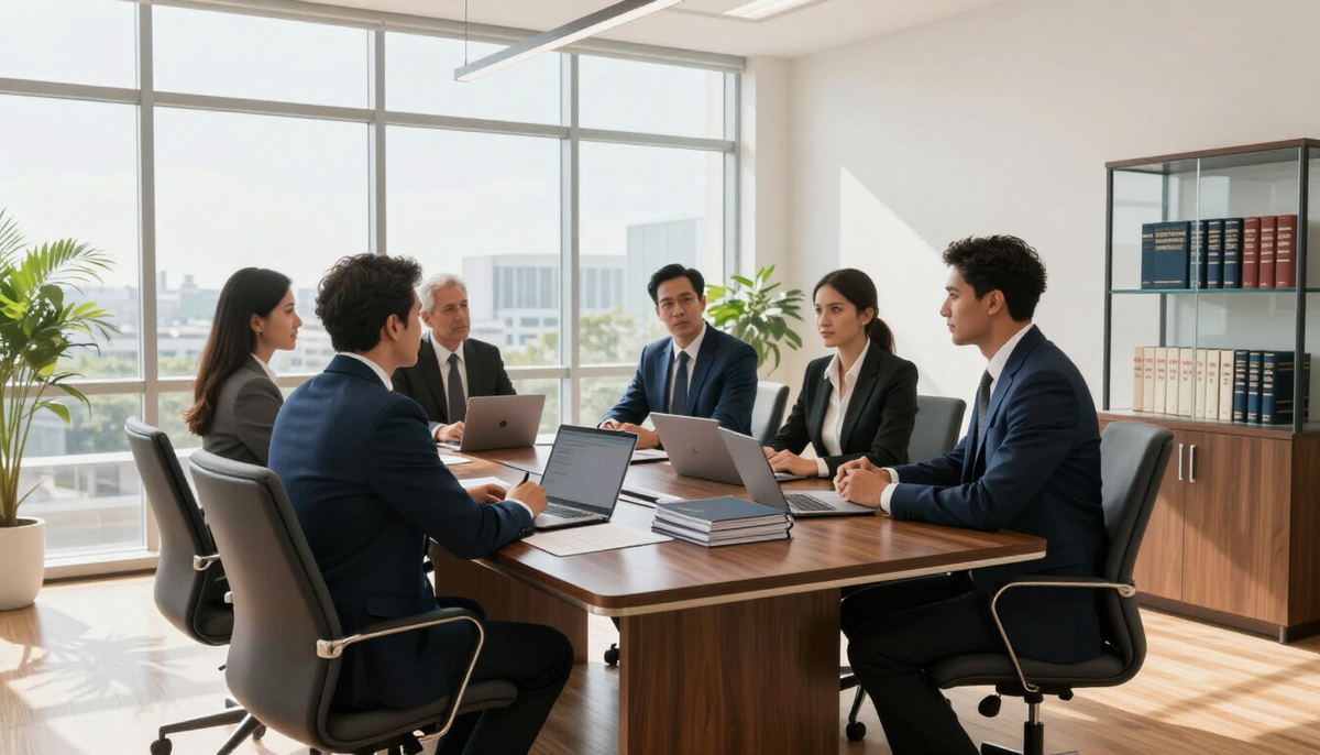 Modern corporate office workplace in Florida representing employment law disputes including wrongful termination and discrimination claims