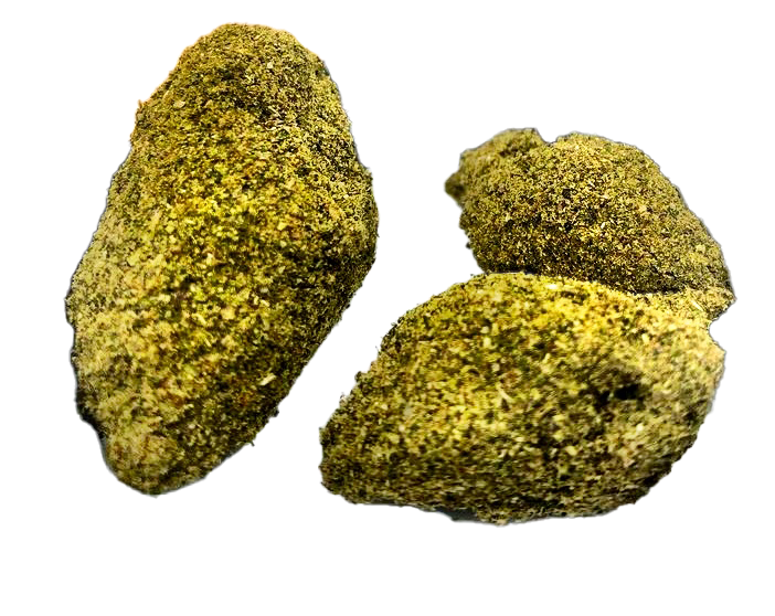 A close up of two rocks on a white background
