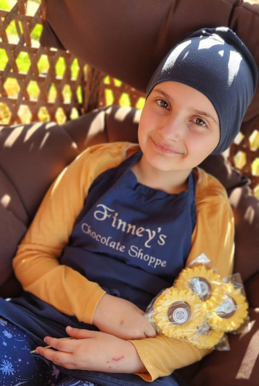 Sophia, child with cancer.