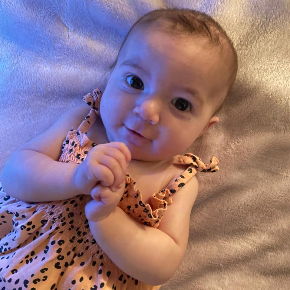 Addison, smiling child.