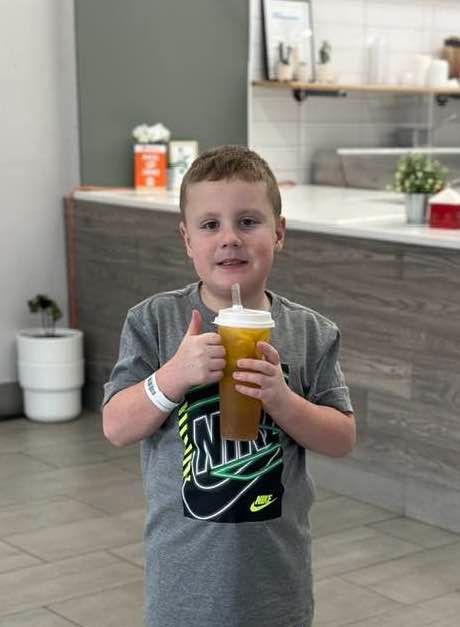 Ryan, child with cancer.