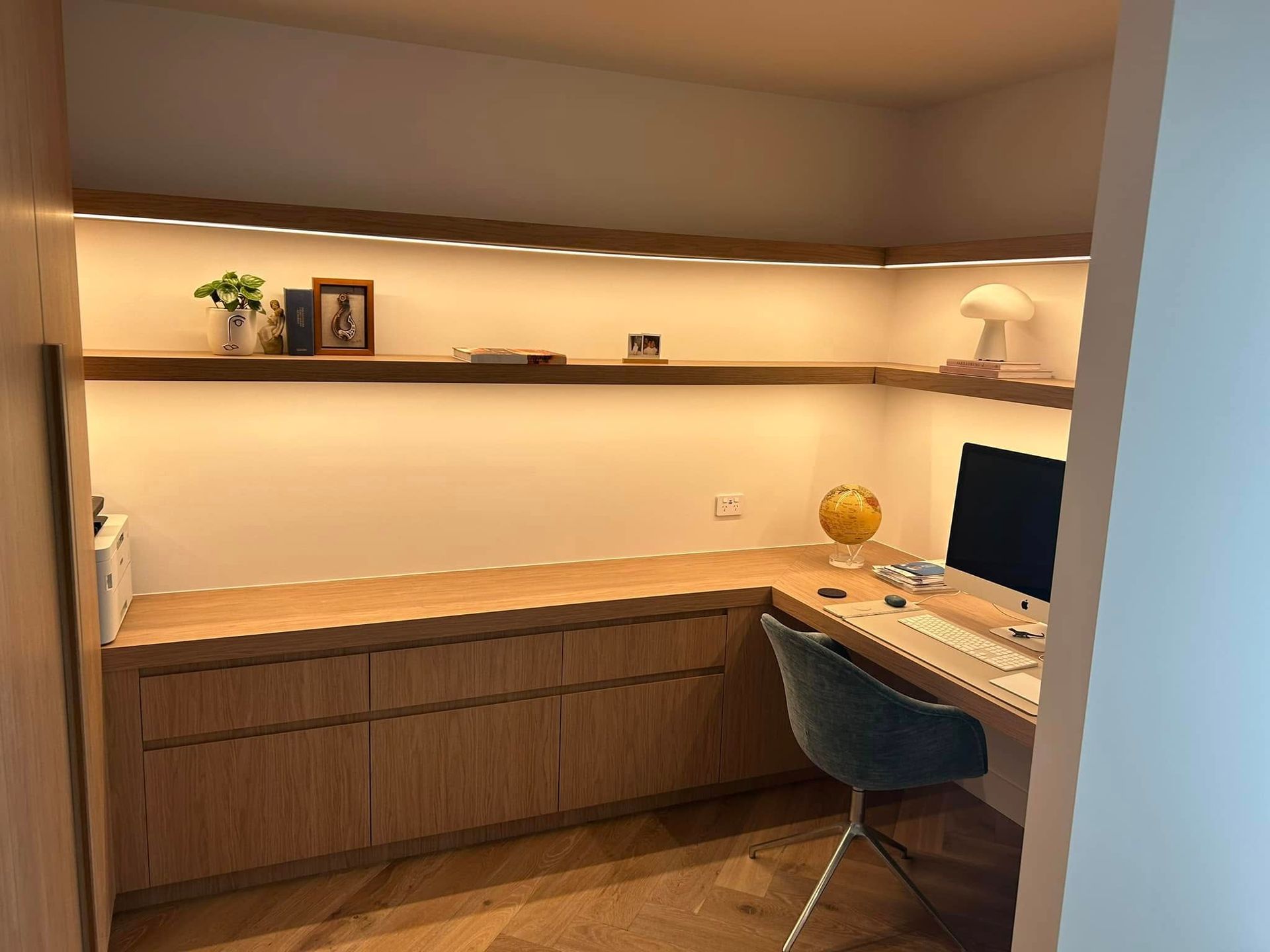 Built-in Home Office — JRB Joinery In Kew, NSW