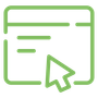 Blue Arrange Online Icon