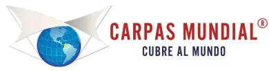 Logo horizontal Carpas Mundial SAS, Fabricante de Carpas Industriales.