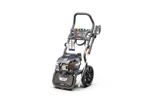 A Pressure Washer With Wheels and a Handle on a White Background — Diamond Service Centre In Lismore, NSW