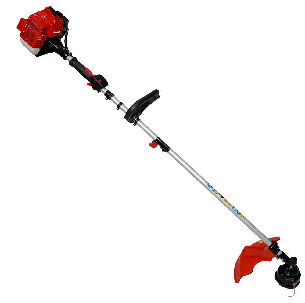 A Red and Black Brush Cutter on a White Background — Diamond Service Centre In Lismore, NSW