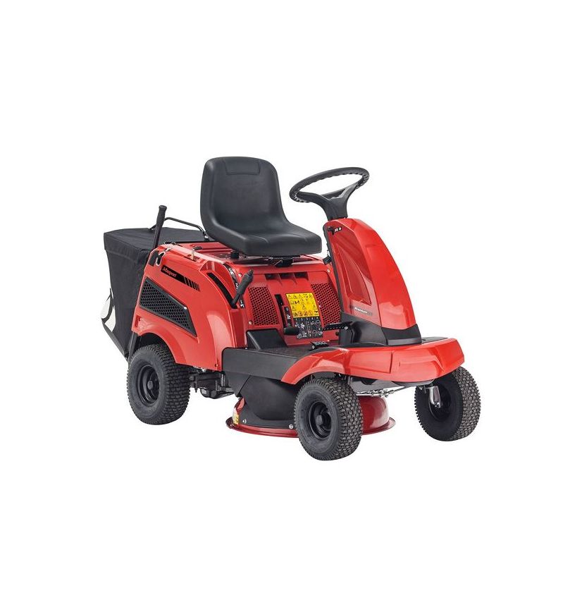 A Red Lawn Mower With a Black Seat and Steering Wheel — Diamond Service Centre In Lismore, NSW