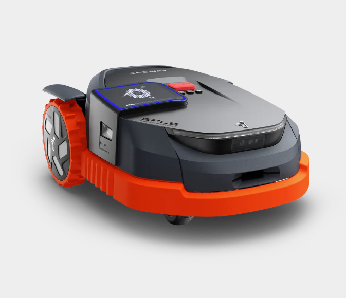 Robot Lawnmower on white floor, new x3 series gps lawn mower— Diamond Service Centre In Lismore, NSW