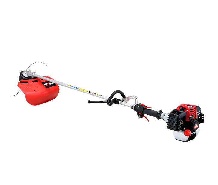 A Red and Black Brush Cutter on a White Background — Diamond Service Centre In Lismore, NSW
