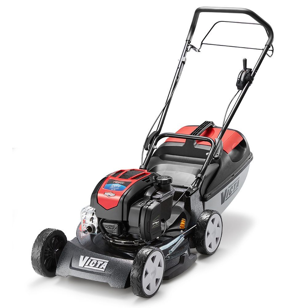A Vista Lawn Mower is Sitting on a White Surface — Diamond Service Centre In Lismore, NSW