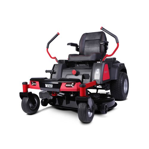 A Black and Red Lawn Mower on a White Background — Diamond Service Centre In Lismore, NSW